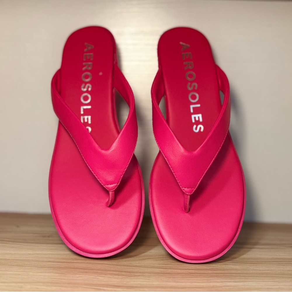 AEROSOLES Vibrant Pink Sandals